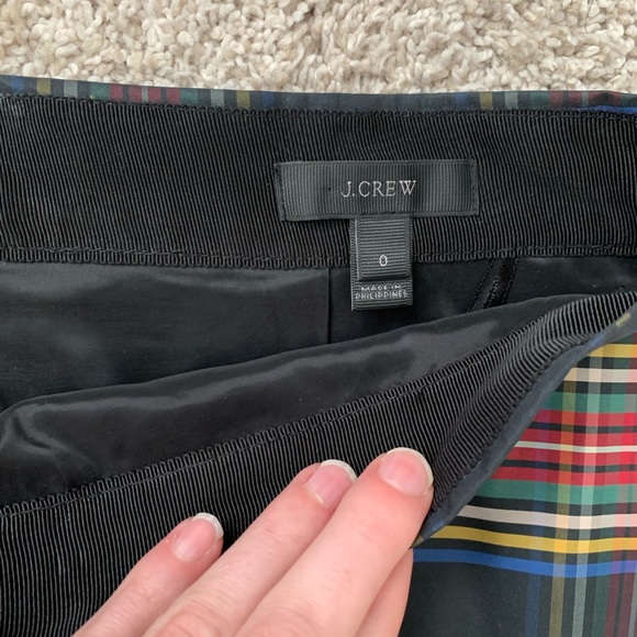 J. Crew Plaid Ruffle Skirt - Picture 3 of 4